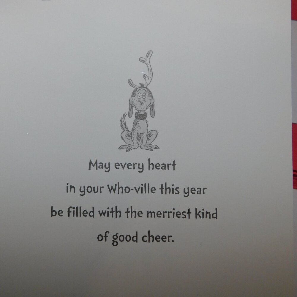 32 Hallmark How the Grinch  Stole Christmas Holiday Cards & Envelopes Dr Seuss - Picture 5 of 6